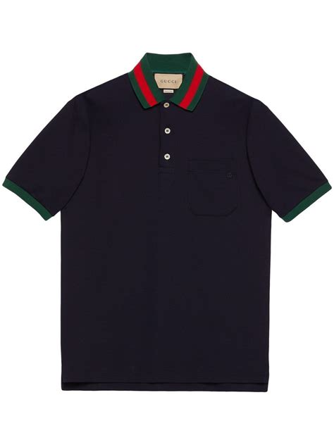 gucci web collar polo shirt replica